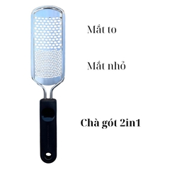 Cây Chà Gót Chân Inox 304 Cao Cấp Có Thể Thay Mặt Lưỡi