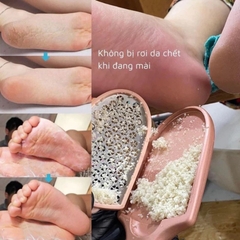 Cây Chà Gót Chân 2 Mặt Có Hộp Chứa Da Chết