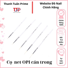 Cọ Vẽ Nail OPI Cán Trong – Cọ Nét Siêu Mảnh Vẽ Line, Vẽ Chi Tiết Nail Art