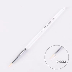 Cọ Vẽ Nail OPI Cán Trong – Cọ Nét Siêu Mảnh Vẽ Line, Vẽ Chi Tiết Nail Art