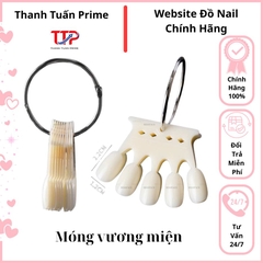 Móng Úp Trưng Bày (Móng Vương Miện) – Bảng Mẫu Nail Gắn Khoen