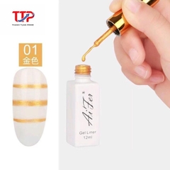 Cọ Nét Aifer 12ml – Gel Liner Vẽ Nail Nhiều Màu, Vẽ Line Siêu Mảnh