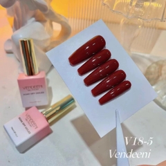 Sơn Gel Vendeeni Tone Đỏ Cherry – Đỏ Rượu – Đỏ Đậm Sang Chảnh, Bền Màu