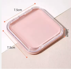 Hộp Đựng Nailbox Vuông Trong Suốt 7.5x7.5cm