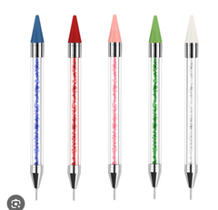 Bút Gắp Đá Nail 2 Đầu Kèm Đầu Sáp