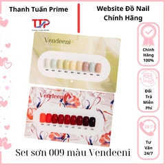 Set Sơn Gel Vendeeni 9 Màu Chính Hãng – Bảng Màu Trendy Nude & Đỏ Hot Trend