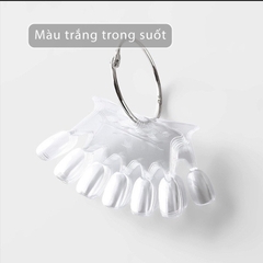 Móng Úp Trưng Bày (Móng Vương Miện) – Bảng Mẫu Nail Gắn Khoen