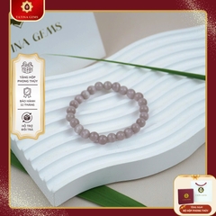 Vòng Tay Đá Bản Chuỗi Mắt Mèo Tím Hồng (Cat's Eye) Bộ Sưu Tập Vòng Tay Thanh Lịch Hộ Mệnh & Bình An TATINA GEMS. (Tặng Bộ Hộp Đựng Sang Trọng)