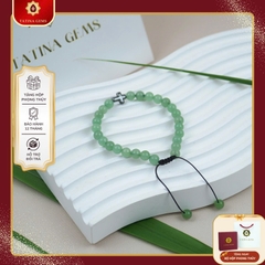 Vòng Tay Đá Tự Nhiên Thạch Anh Xanh Mix Charm Thập Giá Đá Hematite Hộ Mệnh & Bình An TATINA GEMS. (Tặng Bộ Hộp Đựng Sang Trọng)