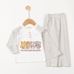 Bộ cotton trẻ em - bé trai ĐB004 2/10 TSD03 lô 2