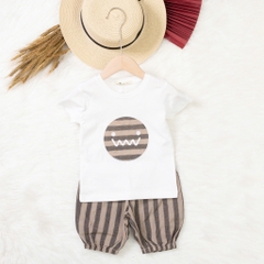 Bộ cotton trẻ em - bé trai B006 1/7 TS07