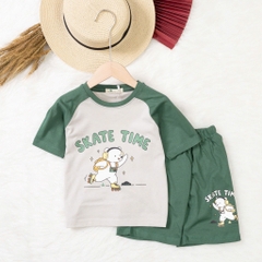 Bộ cotton trẻ em - bé trai B003 2/10 TS12 Lô 1