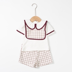 Bộ cotton trẻ em - bé trai B001 1/5 NH18