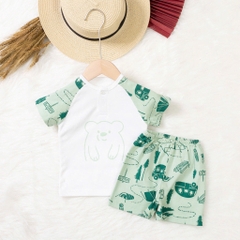 Bộ cotton trẻ em - bé trai B005 9/36 TS03