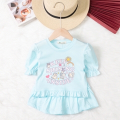 Bộ cotton trẻ em - bé gái G003 2/10 TS19