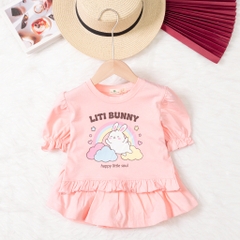Bộ cotton trẻ em - bé gái G003 2/10 TS19