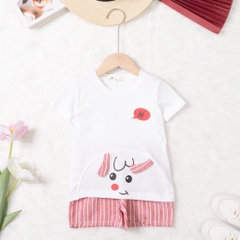Bộ cotton trẻ em - bé trai B006 1/7 TS18