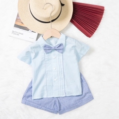 Bộ cotton trẻ em - bé trai B001 2/7 NH04