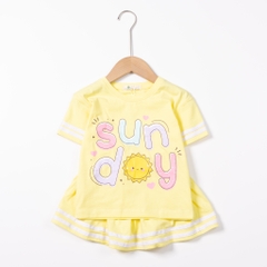 Bộ cotton trẻ em - bé gái G003 3/10