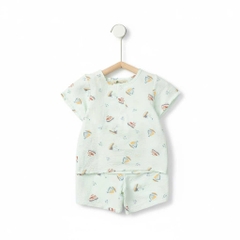 Bộ cotton trẻ em - bé trai B006 2/10 PH1291