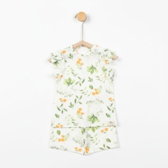 Bộ cotton trẻ em - bé gái G006 9mM/5T