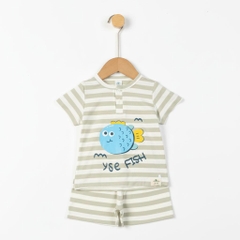 Bộ cotton trẻ em - bé trai B005 9m/36m TS03 Lô 4