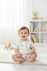Bộ cotton trẻ em - bé trai B004 9m/36m