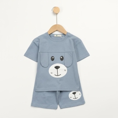 Bộ cotton trẻ em - bé trai B006 2/10