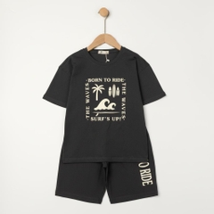 Bộ cotton trẻ em - bé trai B001 10/16 TS43