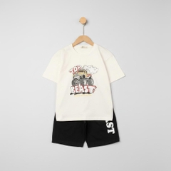 Bộ cotton trẻ em - bé trai B001 10/16 TS43