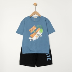 Bộ cotton trẻ em - bé trai B001 10/16 TS43