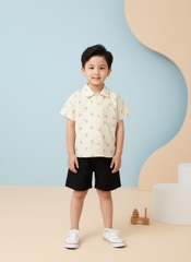 Bộ cotton trẻ em - bé trai B001 2/10 NH55