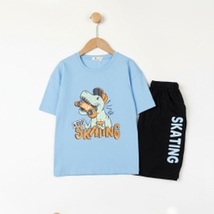 Bộ cotton trẻ em - bé trai B001 10/16 TS43