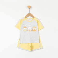 Bộ cotton trẻ em - bé gái G005 4/12  TS40
