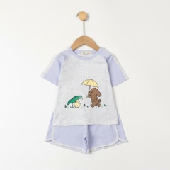 Bộ cotton trẻ em - bé gái G005 4/12  TS40