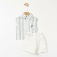 Bộ cotton trẻ em - bé trai B001 2/10 NH55