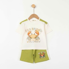 Bộ cotton trẻ em - bé trai B006 2/10