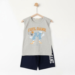 Bộ cotton trẻ em - bé trai B002 8/16 TS54