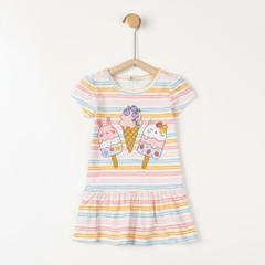 Váy cotton trẻ em - V02 2/10 TS06 HT lô 6