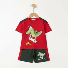 Bộ cotton trẻ em - bé trai B006 2/10 TS18