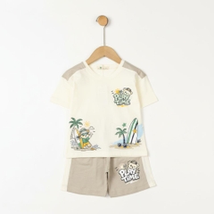 Bộ cotton trẻ em - bé trai B006 2/10 TS18