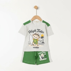 Bộ cotton trẻ em - bé trai B006 2/10 TS18