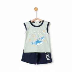 Bộ cotton trẻ em - bé trai B003 1/7 TS53