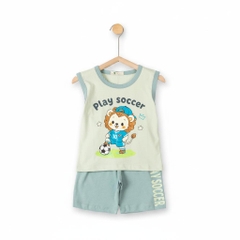 Bộ cotton trẻ em - bé trai B003 1/7 TS53