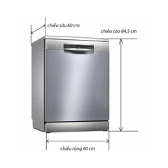 Máy rửa bát Bosch SMS4ECI26E serie 4, độc lập