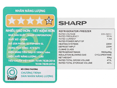 Tủ lạnh Sharp Inverter 401 lít Multi Door SJ-FXP480V-SL