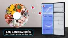 Tủ lạnh Aqua Inverter 455 lít AQR-T518FA(SL)