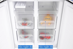Tủ lạnh Sharp Inverter 401 lít Multi Door SJ-FXP480VG-BK
