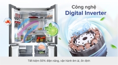 Tủ lạnh Samsung Inverter 599 lít Multi Door Bespoke RF60A91R177/SV