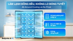 Tủ lạnh Samsung Inverter 655 lít Side By Side RS70F65Q3FSV
